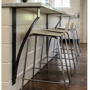 Heavy Duty Steel Shelf Brackets: Rustic Industrial Metal Corbels