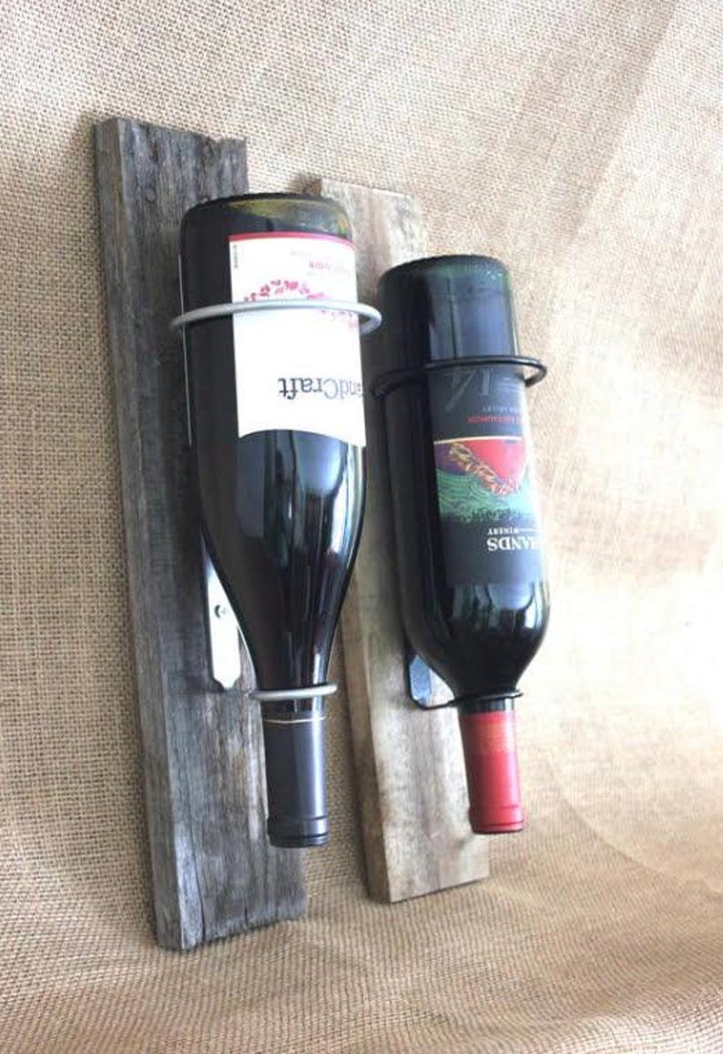 Modern Steel Wine Bottle Holder: DIY Wall Mountable Wine Rack image 6