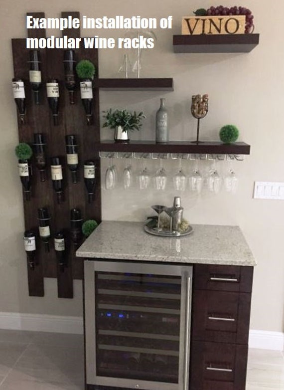 Modular Wine Rack Wine Rack Panels Hanging Wine Rack Etsy