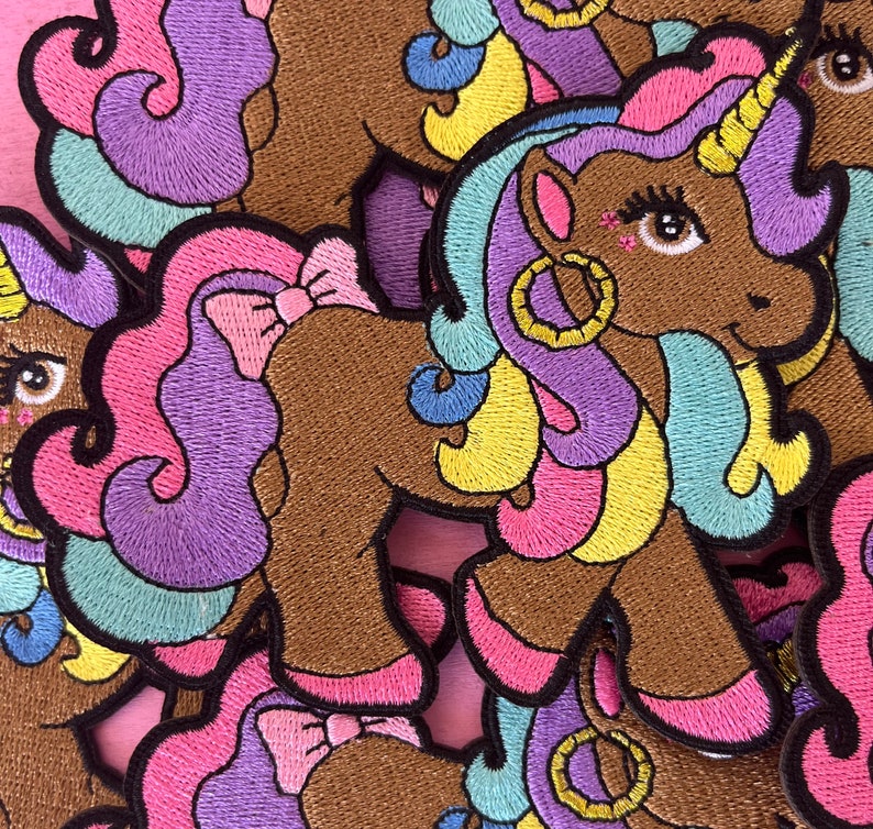 Roxi the Unicorn 3 1/2 Inches Iron on Patch - Etsy