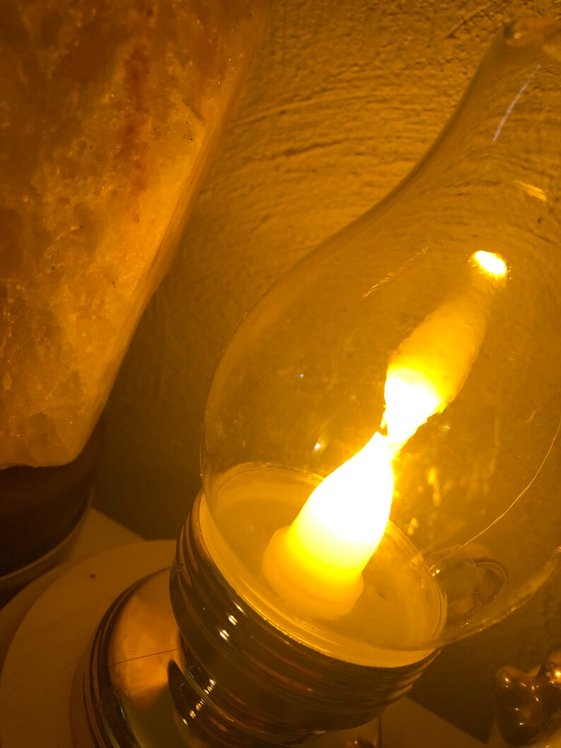 Flameless Victorian Oil Lamp Etsy