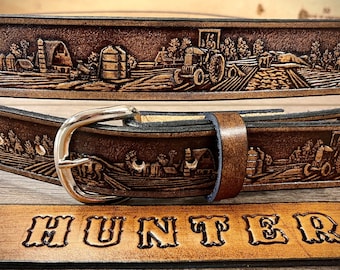 sz 32 Vintage 1960\'s Thunderbird Western Cowgirl Leather Belt Glass Beaded 60s Vintage Beaded Leather Belt Thunderbird Western Souvenir  main image 4