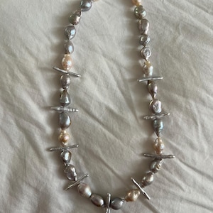 gorgeous multi PEARL statement necklace fit for a princess!