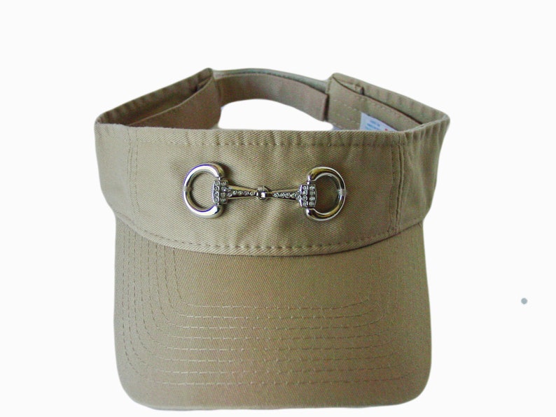 Equestrian Visor Horse Sun Visor Khaki Equestrian Hat Etsy