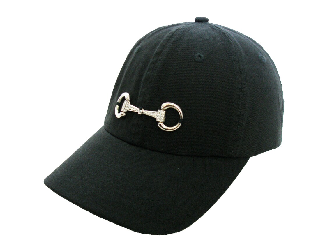 Equestrian Hats Horse Cap Bling Horse D Bit Cap Black Etsy
