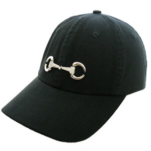 Equestrian Hats - Horse Cap - Bling Horse D Bit Cap - Black Baseball ...