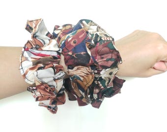 Great Horse Fabric Scrunchies Hair Accessory Top Quality, Equestrian Scrunchies