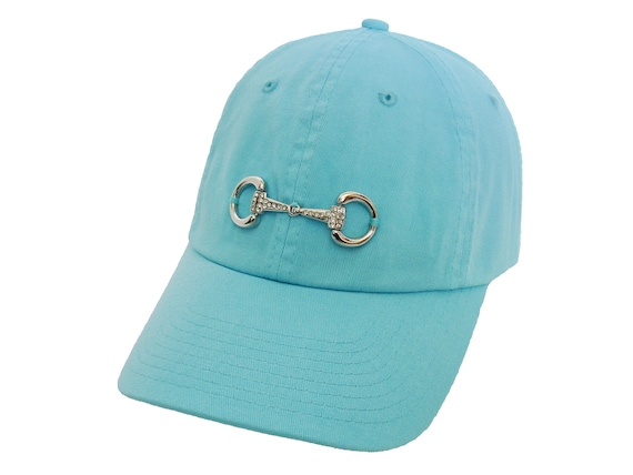 Equestrian Hats Bling D Bit Cap Aqua 