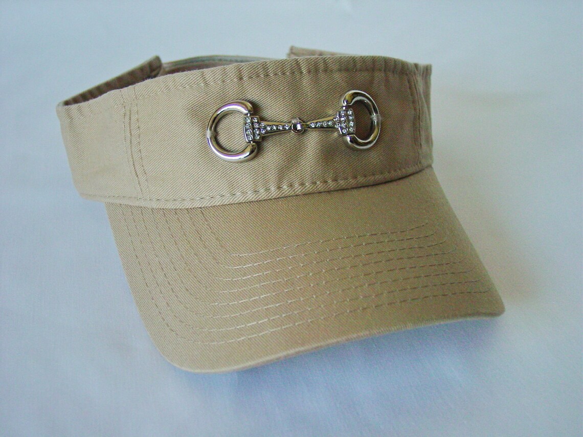 Equestrian Visor Horse Sun Visor Khaki Equestrian Hat Etsy