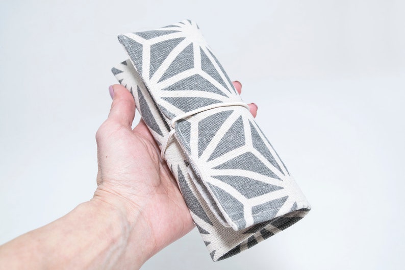 Watch Organizer. Gray Watch Holder Case. Road Linen Holder for Etsy