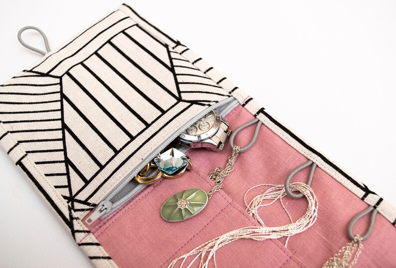 Travel Jewelry Organizer MINI Jewelry Case Travel Holder Bag Etsy