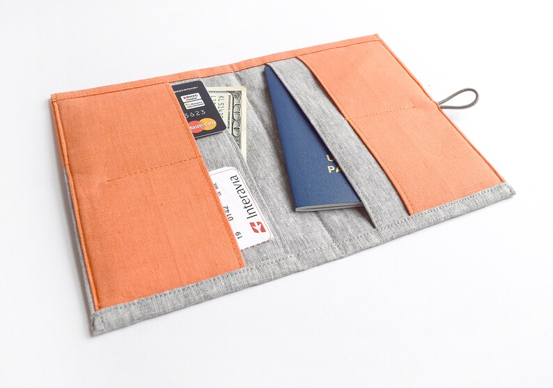 Passport Organizer Case Documents for Home and Travel Document Holder