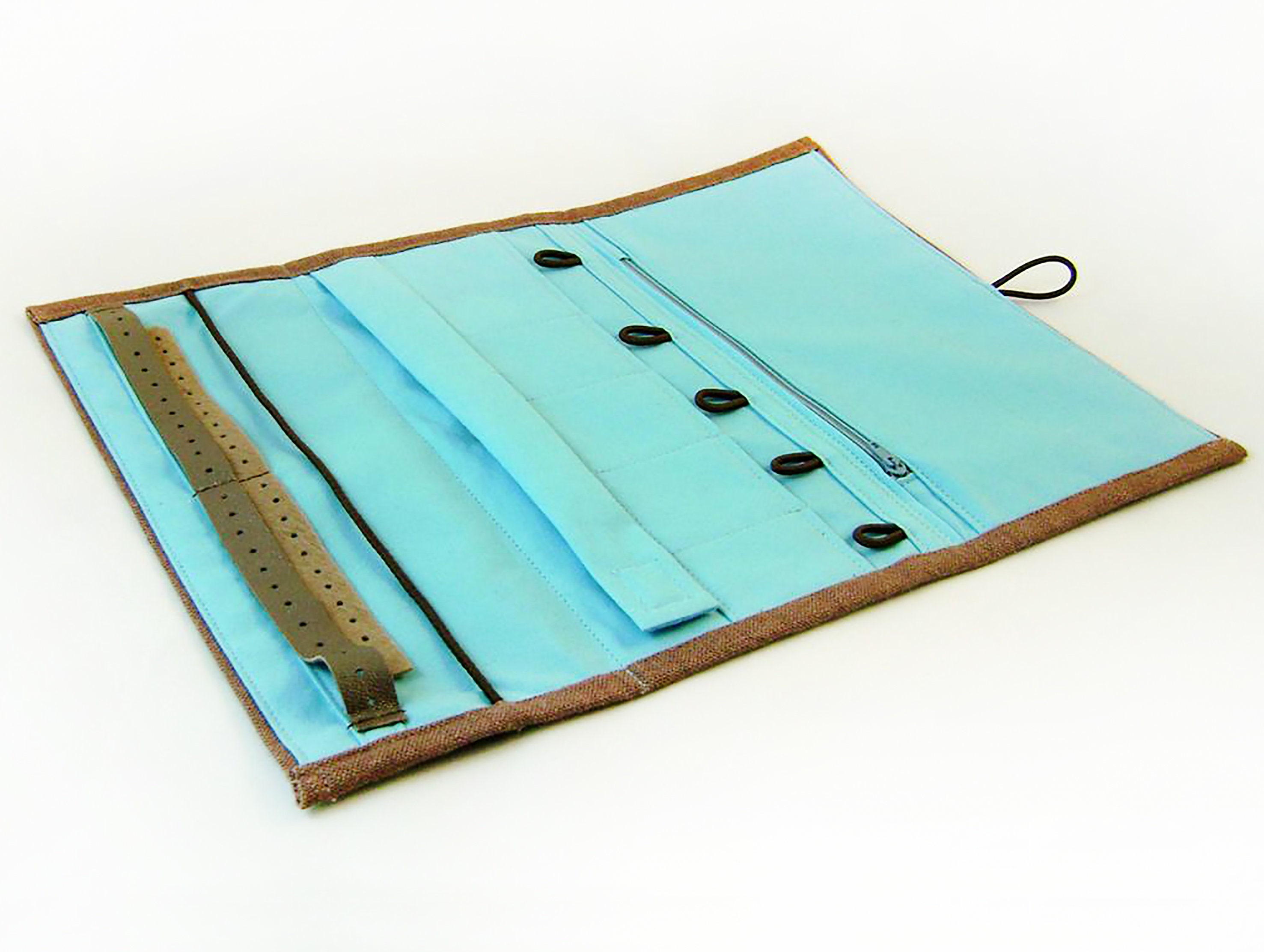 Sieraden houder, Elephant Travel organisator sieraden rol linnen