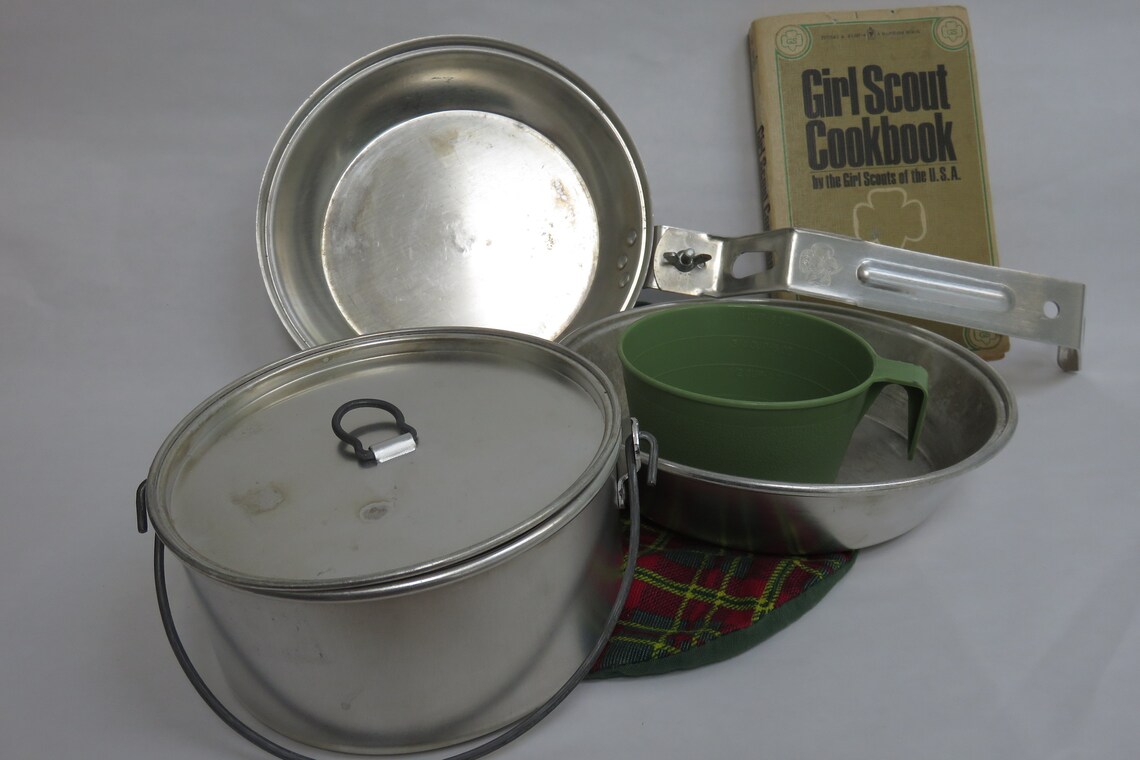 Vintage Girl Scout Mess Kit/Camping Gear Regal Aluminum Etsy