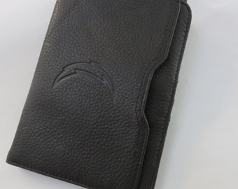 Vintage Wallet Black Leather Cutter & Buck NOS