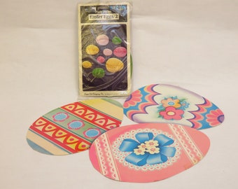 Vintage Easter Egg Die Cuts and Honeycomb Decorations