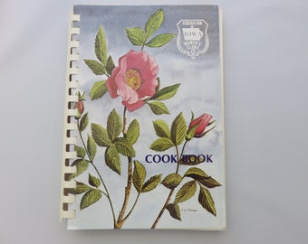 Vintage Cookbook Women's Clubs Recipes Spiral Bound 1976