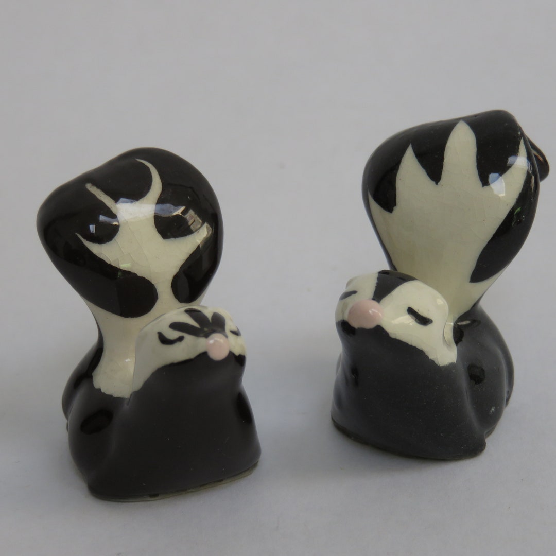 Vintage Miniature Skunks 2 Hagen Renaker California Pottery - Etsy