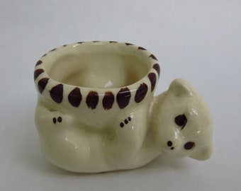 Vintage Bear Egg Cup Rio Hondo California Pottery