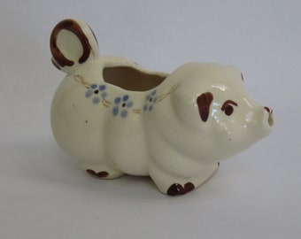 Vintage Pitcher Creamer Pig Rio Hondo California Pottery