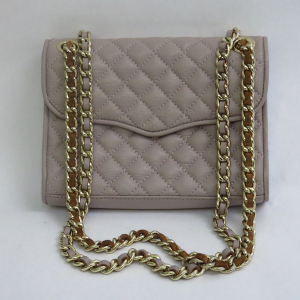 Vintage Handbag Crossbody Bag Rebecca Minkoff Designer Handbag Mauve