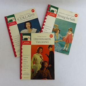 Vintage Singer Sewing Library Instruction Books 1960s - 3