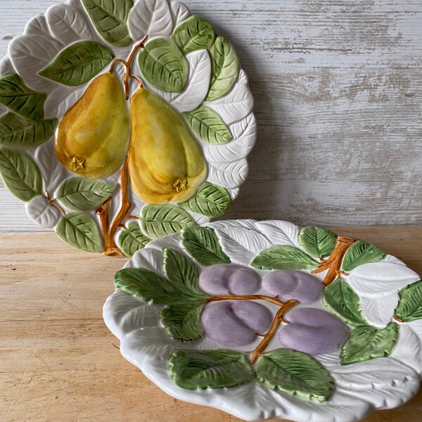 Italian Majolica Plates - Etsy