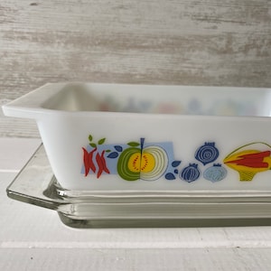 Ancien support chauffant JAJ pour casserole oblong Pyrex 542 CALORETTES