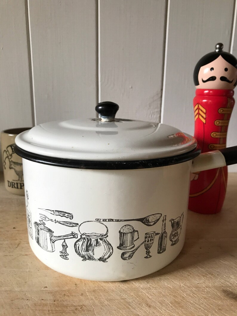 Vintage MCM Judge ware enamel saucepan 1960's original Etsy