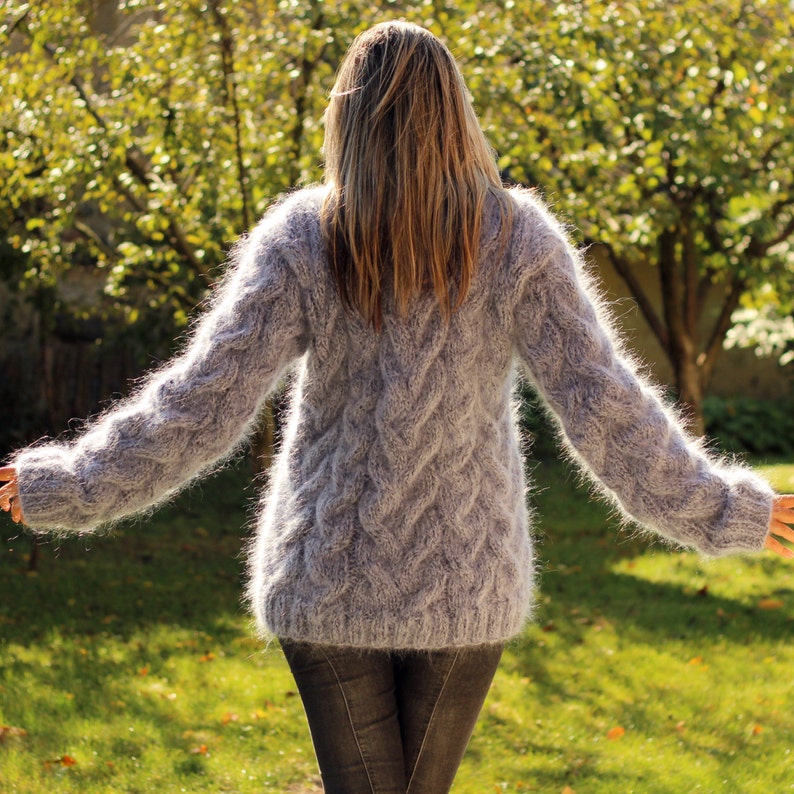 Mohair and wool cable knit Sweater main image 1