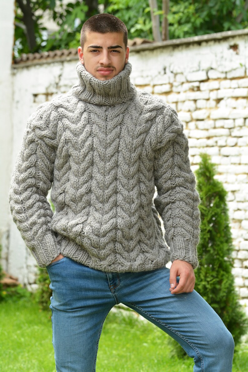 Knitted wool sweater