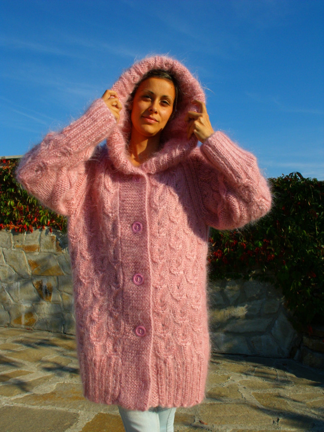 Mohair Jacke In Einem StÃ¼ck Stricken Big JUNA Cardigan PDF