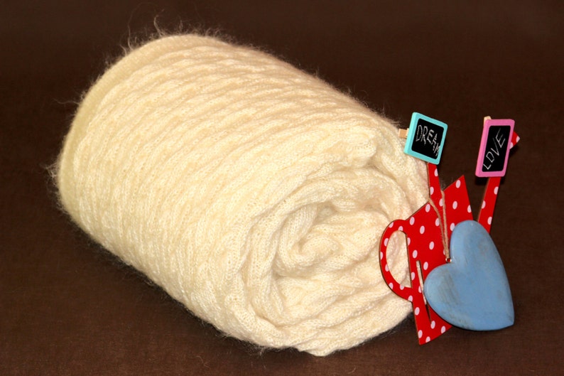 Designer Thick Hand Knitted Blanket Sweater Mohair Fuzzy Etsy