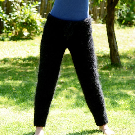 À la main tricot pantalon Mohair pantalon tricot pull noir couleur jambières fétiche Leggings fait sur commande b614ef À la main tricot pantalon Mohair pantalon tricot pull noir couleur jambières fétiche Leggings fait sur commande b614ef