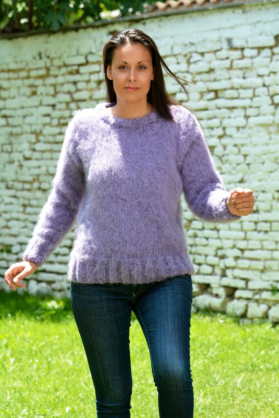 Fuzzy deals pullover sweater