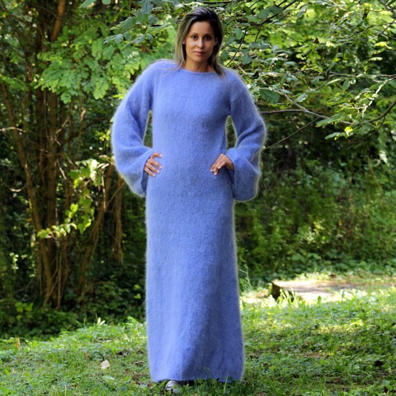 knee length dresses for ladies Black Halo Koa Long Sleeve Fuzzy Pearl Dress in Navy – Suite 201