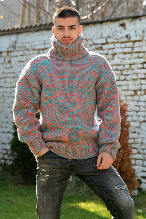 Hiker Sweater Handknit, Wool & Acrylic Kleding Dameskleding Sweaters 