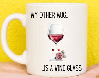 Lustige Wein tasse, Geschenke für Weinliebhaber, Wein Themen Geschenke, Wein Geschenke, Wein Liebhaber, Wein Geschenke, Wein bezogene Geschenke, Geschenke für Weintrinker