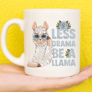 Llama Gifts, Gifts For Llama Lovers, Llama Themed Presents, Llamas, Llama Stuff, Llama Things, Animal Lovers, Novelty Mug, Funny Mug