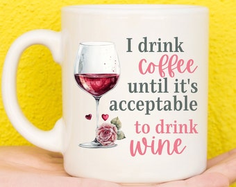 Lustige Wein tasse, Geschenke für Weinliebhaber, Wein Themen Geschenke, Wein Geschenke, Wein Liebhaber, Wein Geschenke, Wein bezogene Geschenke, Geschenke für Weintrinker