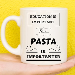 Gifts For Pasta Lovers, Pasta Gifts, Pasta Related Gifts, Pasta Themed, Pasta Enthusiast, Spaghetti, Unique Gifts, Funny Mug, Novelty Mug