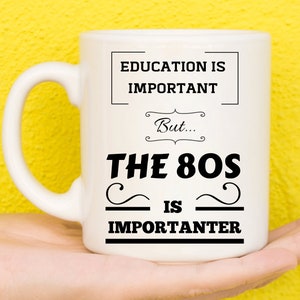 80s Gifts, 80s Themed Gifts, 80s Nostalgia Gifts, Retro 80s Gifts, 80s Items, Iconic 80s Mug, Gifts For Dad, Gifts For Grandad, Funny Mug