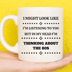 80s Gifts, 80s Themed Gifts, 80s Nostalgia Gifts, Retro 80s Gifts, 80s Items, Iconic 80s Mug, Gifts For Dad, Gifts For Grandad, Funny Mug