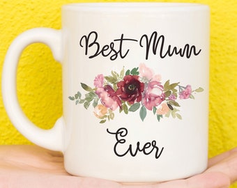 Mum Mug, Mum Gift, Gifts For Mum, Mothers Day Gift From Son, Gifts For Mum From Daughter, Birthday Present For Mum, Best Mum, Personalise