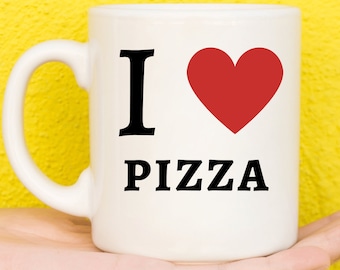 I Love Pizza Lovers, Gifts For Food Lovers, Gifts For Foodie, Food Theme Presents, Fathers Day, Foodie Gifts, Pizza Theme, Novelty Mug