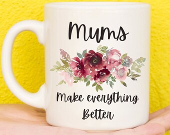 Mum Mug, Mum Gift, Gifts For Mum, Mothers Day Gift From Son, Gifts For Mum From Daughter, Birthday Present For Mum, Best Mum, Personalise