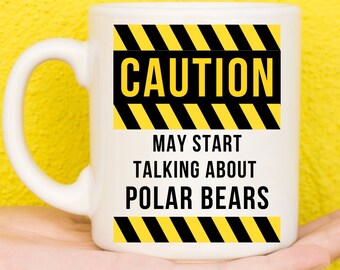 Eisbär Geschenke, Geschenke für Eisbär Liebhaber, Eisbär Thema, Eisbär Geschenke, Geschenke für Tierliebhaber, Neuheit Tasse, Lustige Tasse