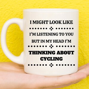Cycling Gifts, Gifts For Bike Lovers, Gifts For Cyclists, Bike Themed Gifts, Gifts For Cycling Lovers, Cycling Mug, Novelty Mug