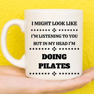 Pilates Gifts, Gifts For Pilates Lovers, Pilates Mug, Pilates Theme, Pilates Presents, Pilates Instructor, Pilates Student Birthday Mug