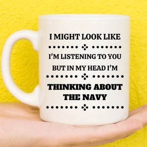 Navy Gifts, Navy Gifts, Navy Sailor Gifts, Navy Theme, Military Gifts, Navy Mug, Navy Souvenirs
